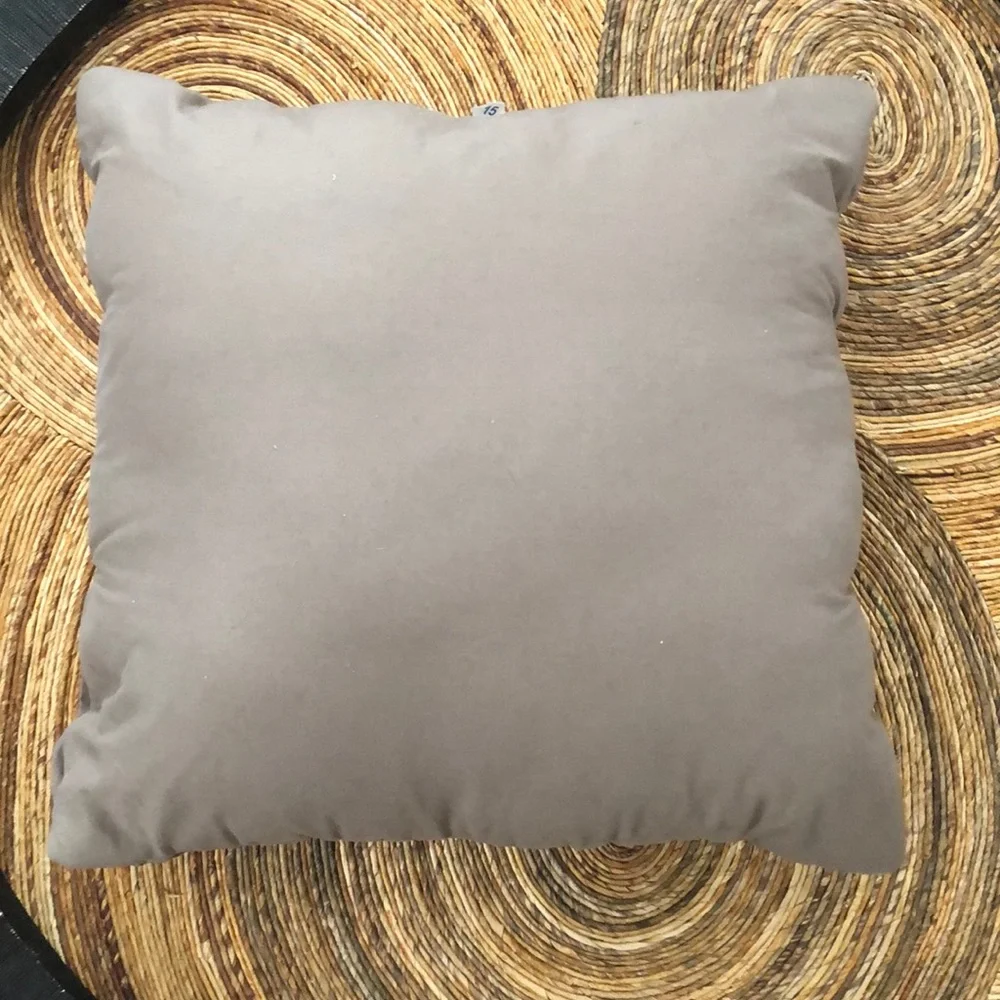Target pleated taupe color accent pillow